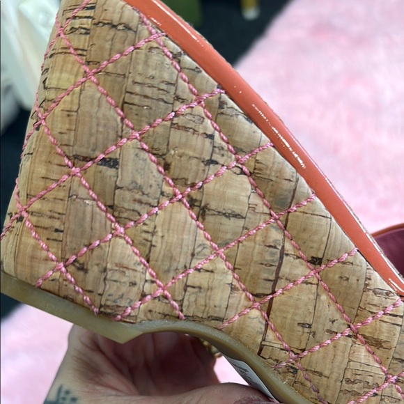 Chanel Orange Wedge Sandals - Picture 3 of 8